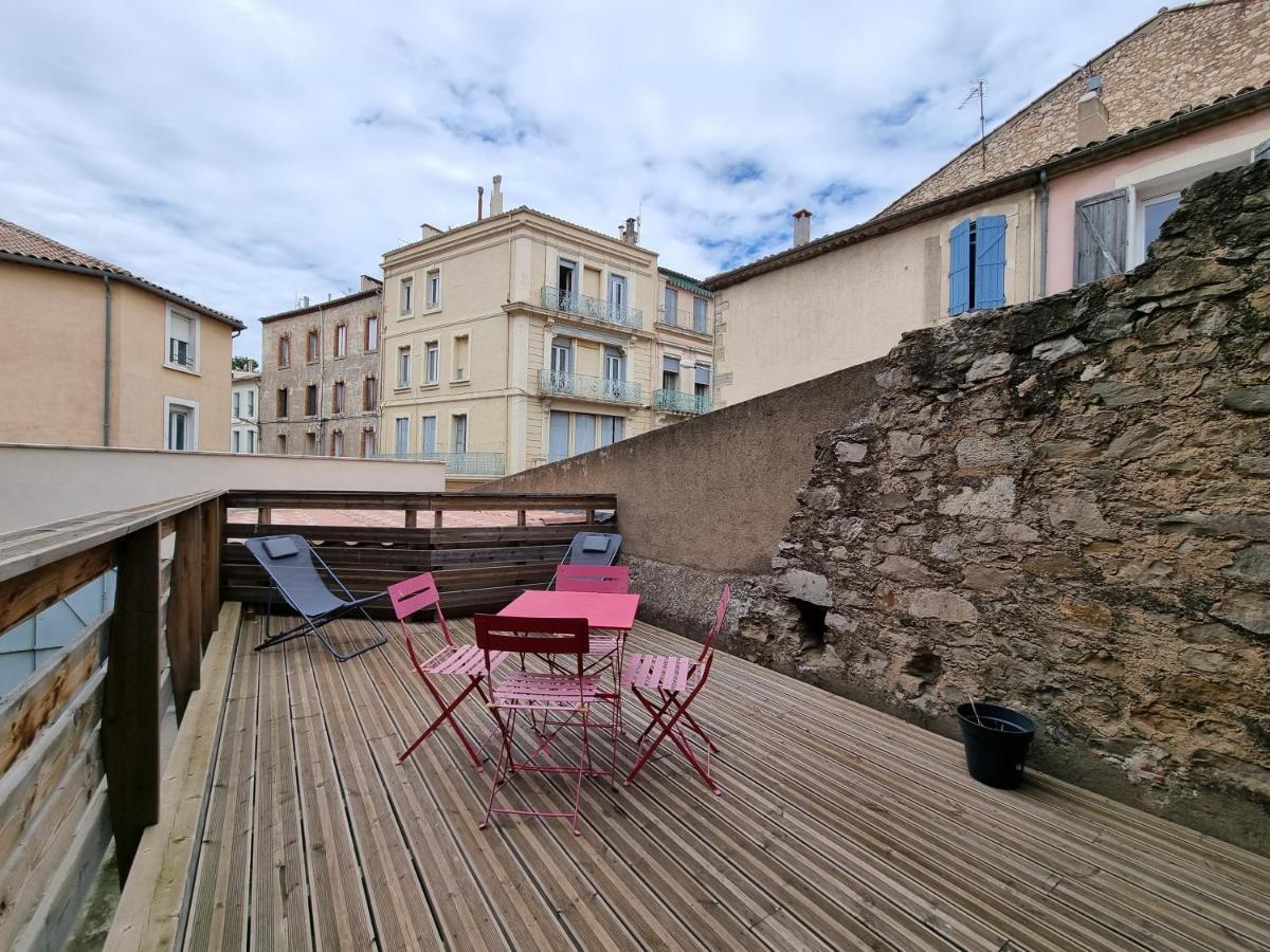 T2 Avec Terrasse 25M², Garage, Plein Centre-Ville Narbonne Exterior foto